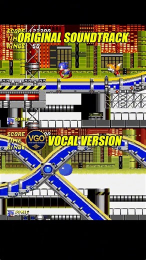 Sonic the Hedgehog 2 音楽が歌になった！Original OST vs VGO Vocal Version 🎵 #Shorts