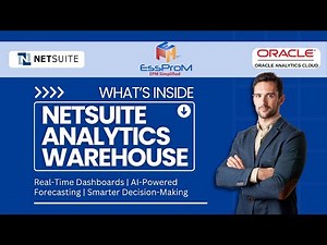 NSAW Tutorial 2025 | NetSuite Analytics Warehouse Features, AI/ML Insights |EssProM #nsaw #education
