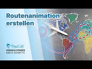 Erste Schritte | Routenanimation erstellen (DiaShow, Photo Vision, Video Vision und Stages)