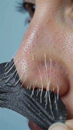 Oddly Satisfying Deep Pore Strip Removal ASMR 🖤✨