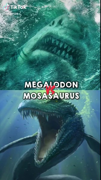 Megalodon vs. Mosasaurus - Ultimate Deep Sea Battle