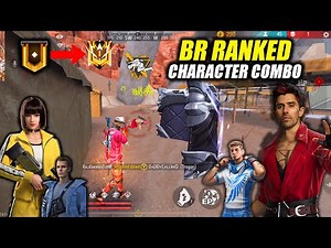 BR Ranked Skill Combination Free Fire | Best Character Combination for Rank Push Free Fire - BR