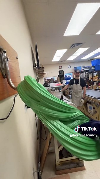 Shrek? 🤨 #greenapple #hardcandy #shrek #delicious #asmr #sounds #fyp #viral #viralrtiktok #herculescandy #syracuseny #satisfying #candystore