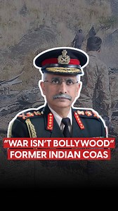 164K views · 4.3K reactions | “War not a Bollywood movie” - Former Indian Army Chief Gen Manoj Naravane shares why Pakistan and India should solve the Kashmir issue through diplomacy instead of war. Subscribe to TCM Originals' YouTube channel: https://rb.gy/rd2pn7 #tcmnews | TCM Originals | Facebook
