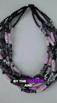 These Paper Beads Are Weirdly Satisfying #paperbeads #asmr #crafts