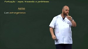 A terceira e última da série. Nessa aula vamos estudar tudo sobre: Aspas, travessão, parênteses como utilizar e suas principais regras. | AGORA Estuda