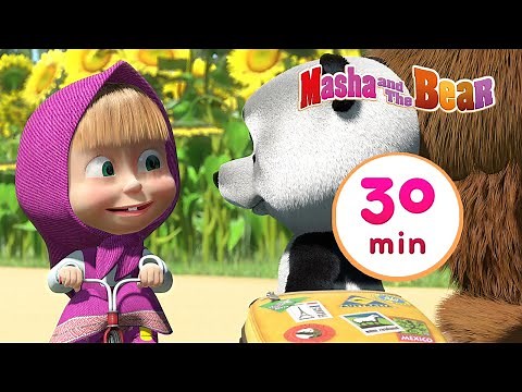 Masha and the Bear 🎍 Little Cousin 🐼 30 min ⏰ Сartoon collection 🎬