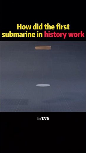 How did the first submarine in history work #usa🇺🇸 #science #knowledge