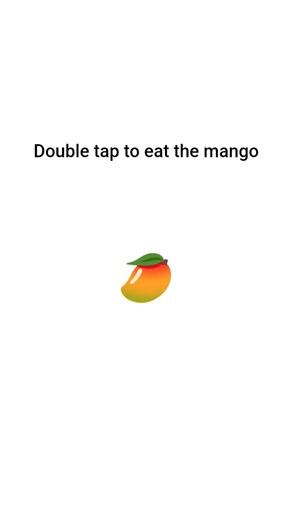 double tap to eat the mango 🥭 #games #filter #funny #tutorial #memes #kgamerz2014