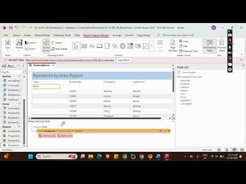 Shelly Cashman Access 365 Module 4 SAM Project B Haverhills Neighborhood Association #shellycashman