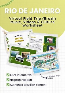 RIO DE JANEIRO Virtual Field Trip (Brazil)   Videos   Worksheet