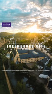 Luxembourg City by drone from sunrise until sunset 🤩😮🤩 Doesn't it look spectacular from above? Drone pilot: @pierre.bk #Luxembourg #Luxembourgcity #drone #dronefly #my_luxembourg #beautifuldestinations #wonderful #visiteurope #oldtown #sunrise #sunset #fly #airealview #travel #citytrip | Luxembourg City Tourist Office - LCTO
