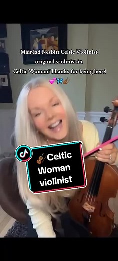 thanks for joining my livestreams!!!💕🦋🎻 #maireadnesbitt #celticwoman #fiddle #celticviolinist