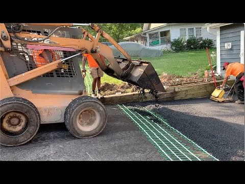 Asphalt Heated Driveway Installation