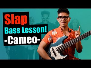 [Slap Bass Lesson]~Cameo - Throw it Down~ arranged in 1 Minute Bass Line!