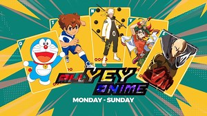 Get ready to play from Monday to Sunday kasama ang top players ng #AllYeYAnime! #Doraemon #InazumaElevenGoGalaxy #NarutoShippūden #YuGiOhArcV #OnePunchMan | YeY