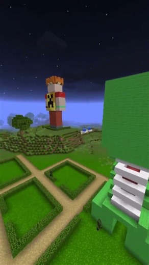 creeper statue build #viral🗽🗽🗽