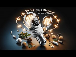 💡 Tkenpro 5G&2.4ghz Light Bulb Security Camera | Dual Band IP65 Waterproof Security Camera Review 💡