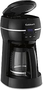 Cuisinart 12-Cup Programmable Coffeemaker, DCC-1500TG, Black