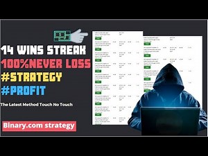 Binary.com STRATEGY - The Latest Method Touch No Touch - 99% Accurate