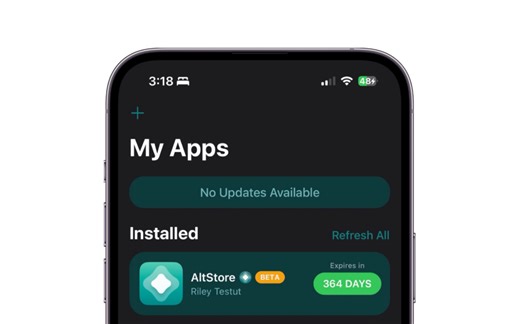 欧盟iPhone 在侧载App Store “AltStore”安装App的过程
