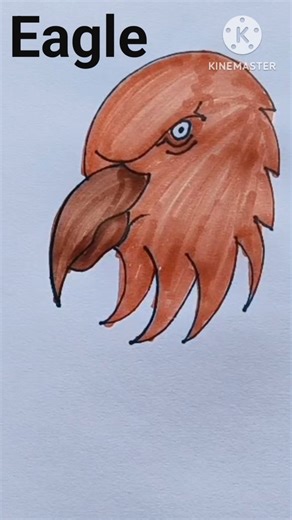 Easy Eagle 🦅 Drawing