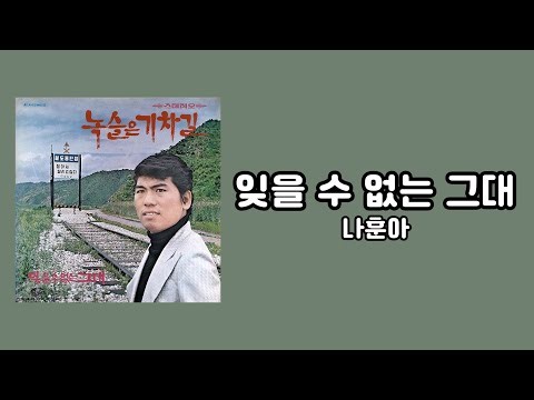 [가사비디오 / Lyric Video] 나훈아 - 잊을 수 없는 그대