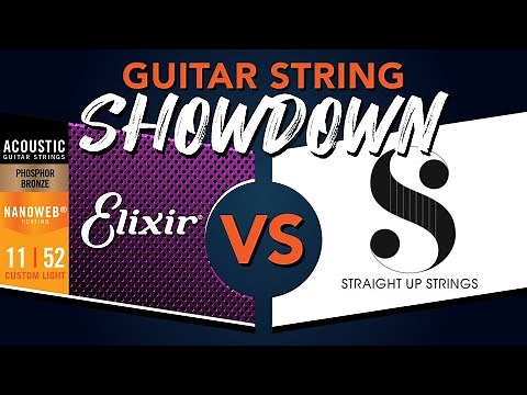 String Showdown | Straight up Strings Phosphor Bronze Vs Elixir Phosphor Bronze Guitar Strings