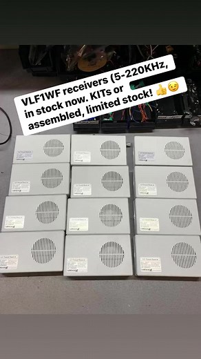 VLF receiver in stock NOW! 5 new KITs and 5 assembled units are ready to be shipped! Hurry up, this is the last batch from this revision. Buy here: https://rowaves.com/hf-ssb-cw-receivers/dj1wf-vlf-rx-10-150khz-superhet-cw-v-1/ | ROWAVES