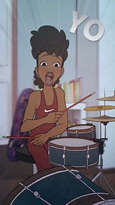 10K views · 699 reactions |  This is Exactly how I feel when I drum... OUT OF THIS WORLD! 勞⚡論 I love to be myself, move to my own beat and get really animated when I express myself!!  Special thanks to the Amazing Lava for animating me drumming to General Levy just how I imagined it in my Nike leotard!! | Geneva London | Facebook