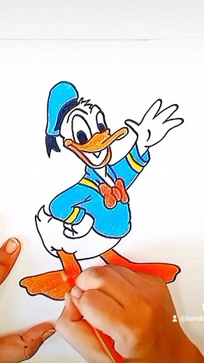 تعليم رسم وتلوين بطوط للأطفال