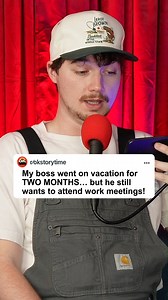 17K views · 84 reactions | My boss went on vacation for TWO MONTHS… but he still wants to attend work meetings! | OKOP Show | Facebook