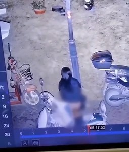 Woman Poop In Public Wipe Her Butt With People's Clothes