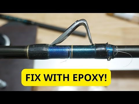 How to Fix a Fishing Rod Guide with Damaged Epoxy | Easy DIY Rod Repair