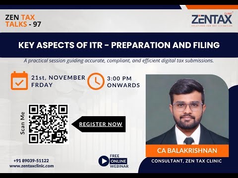 Key Aspects of ITR- Preparation and Filing