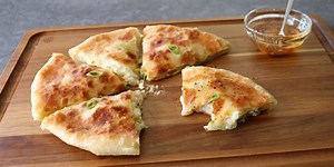 Cheese and Potato Stuffed Flatbread