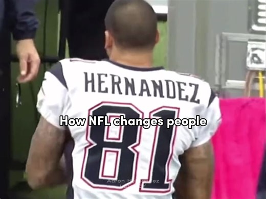 Aaron Hernandez - how NFL changes people🫣 #aaronhernandez#nfl#newenglandpatriots#cte#mensmentalhealth