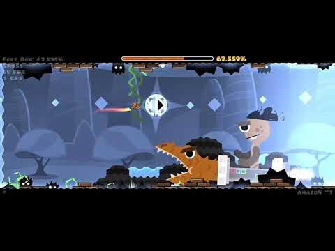 AmazoN 100% all coins (geométry dash) #geometrydash #gd #geometry #fypシ #fyp