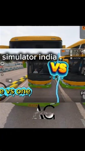 bus simulator india one vs one #bussimulatorindonesia #like#subscribe