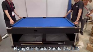 Hot Selling 7ft Billiards Pool Table air Hockey Ping-pong Functions 4 in 1 Multi Game Table