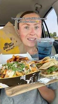 can we trust these new menu items from del taco? let’s find out 🌮 #deltaco #fastfood #newfood