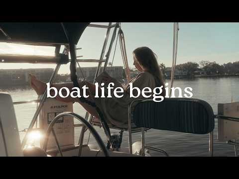 We're moving onto our sailboat (boat life ep.1)