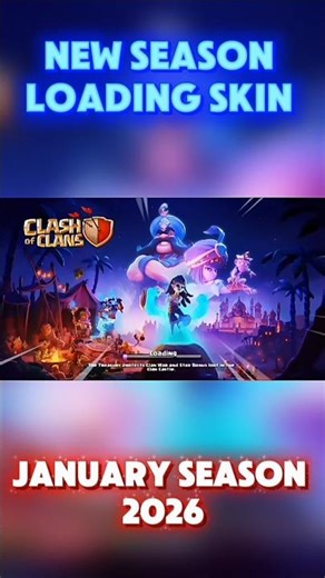 Clash of Clans Upcoming Season Loading Skin 🔥 | New Season Skin Review | CoC Update