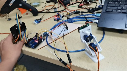 arduino使用MPU6050控制舵机云台实现自稳