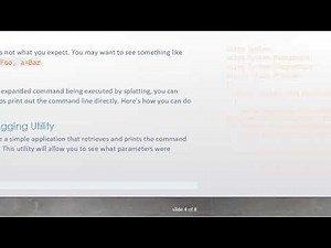 How to Splat a Hash Table for Debugging in PowerShell