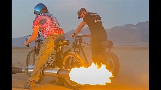 Rocket-Powered Against Electric: The Bicycle Drag Race We Didn't Ever Know We Needed