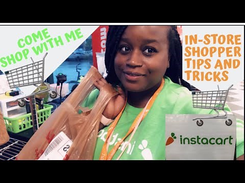 Instacart in store Shopper / tips and tricks/come shop with me/make $1000 a month