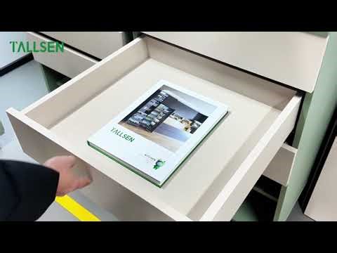 SL4394 Full Extension Synchronized Push To Open Undermount Drawer Slides with 1D switch