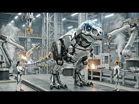 Futuristic journey of crafting a fully moving robot dinosaur - Daily Robot 3.0