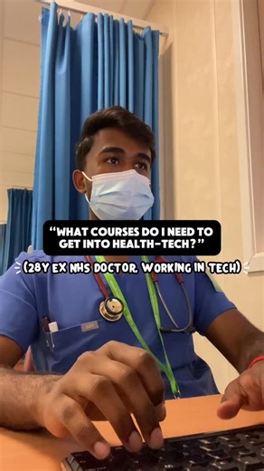 Yath on Instagram: "One of the most common questions I get is, “what courses do I need to get into health tech?” Many NHS doctors feel inadequate in their skillset or think they need a specific qualification to get into health-tech. Save this playbook to help you decide what courses you should consider. Before I moved into health tech (28Y ex NHS doctor), the only formal thing I did was the BiteLabs fellowship. during FY2. I did not do Harvard, Stanford, AI certificates, or anything extra until 